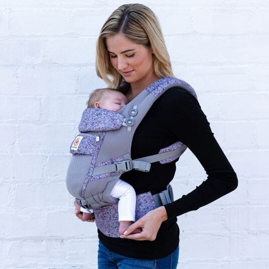 Porte-Bébé - BreathBabyBag™ - Mauve Lavande